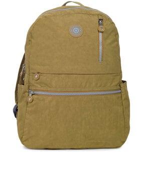 backpack with side slip pockets