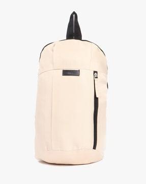backpack with zip pocket