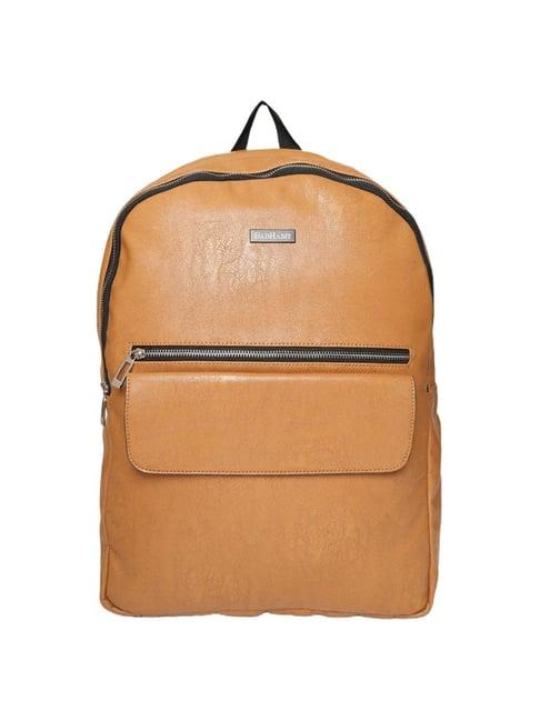 bad habit 23 ltrs tan medium laptop backpack