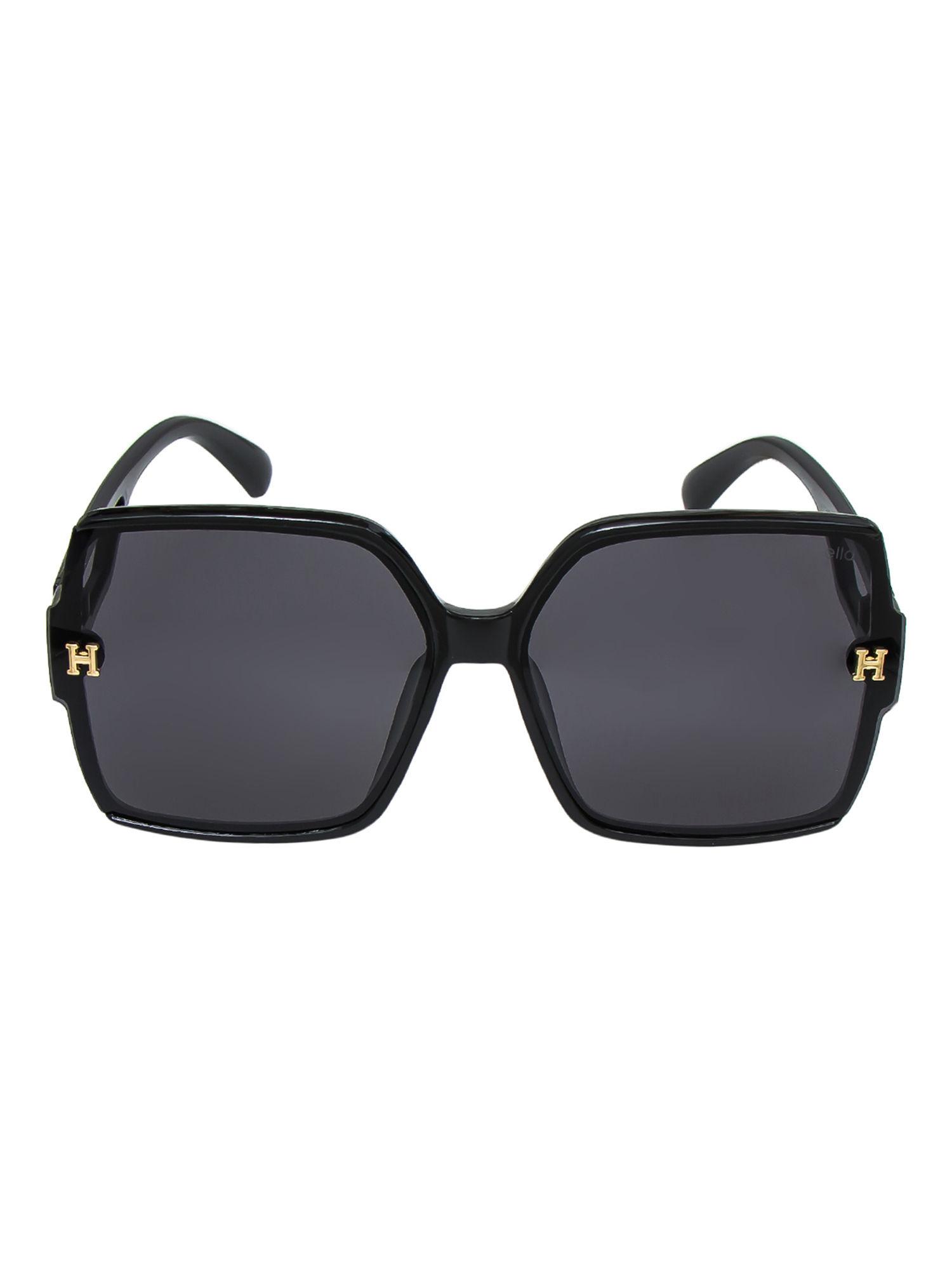 badass black square shaped sunglasses (m)