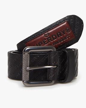 badgeman aop classic belt with buckle closure
