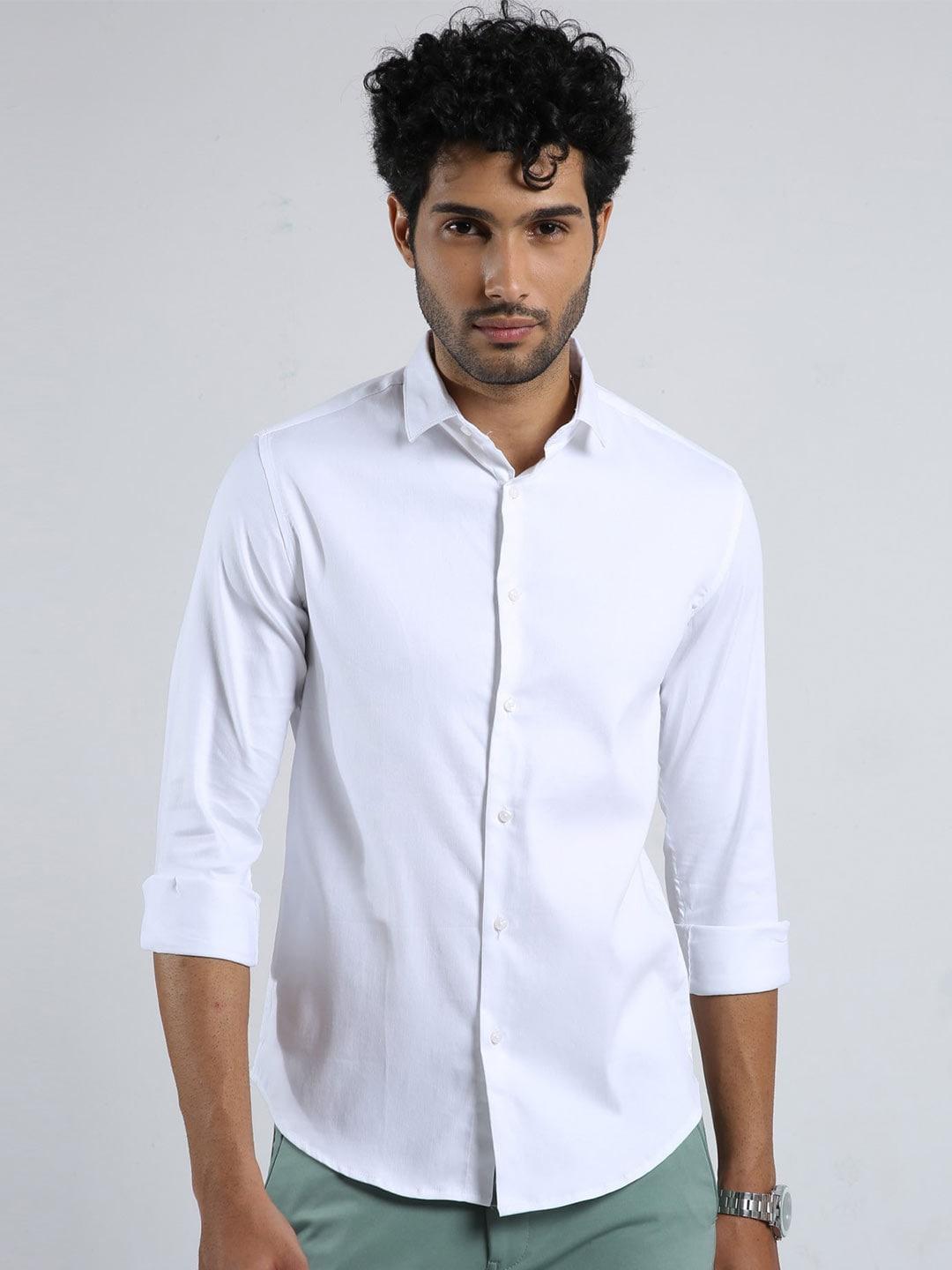 badmaash slim fit cotton casual shirt