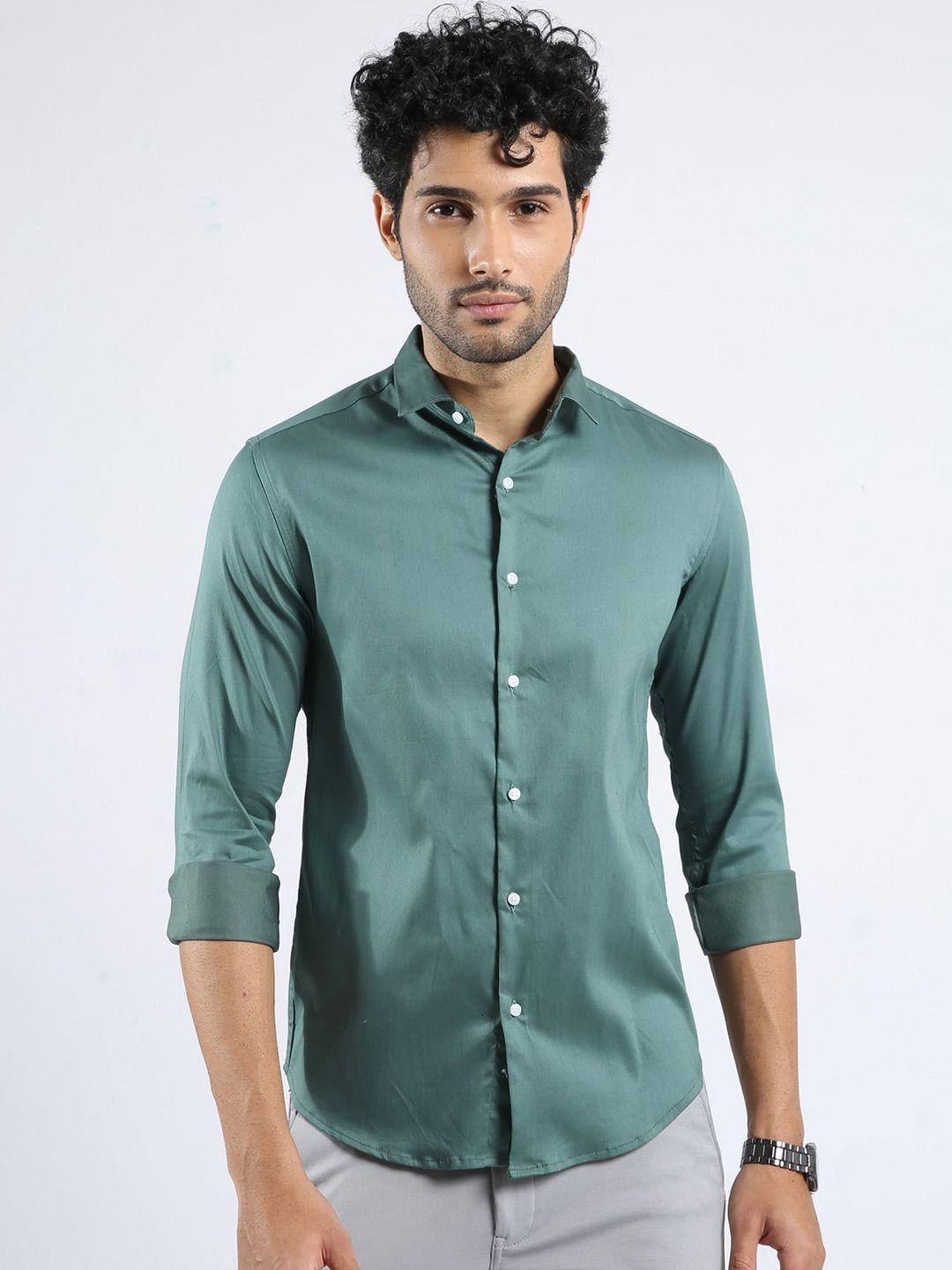 badmaash slim fit opaque casual shirt