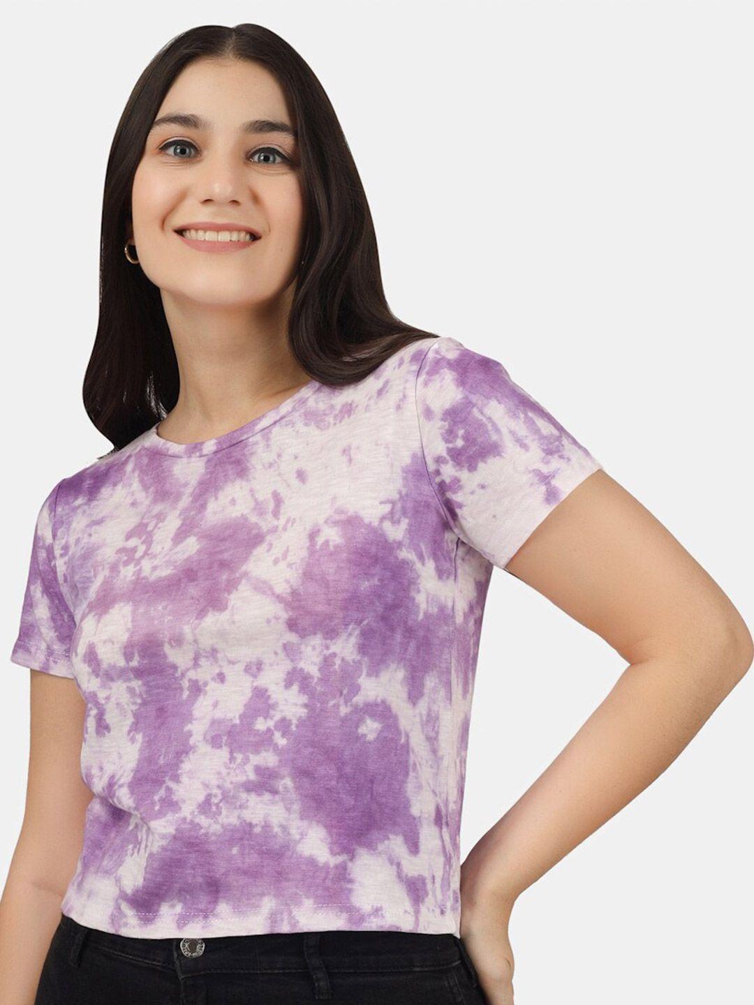 baesd abstract printed cotton top