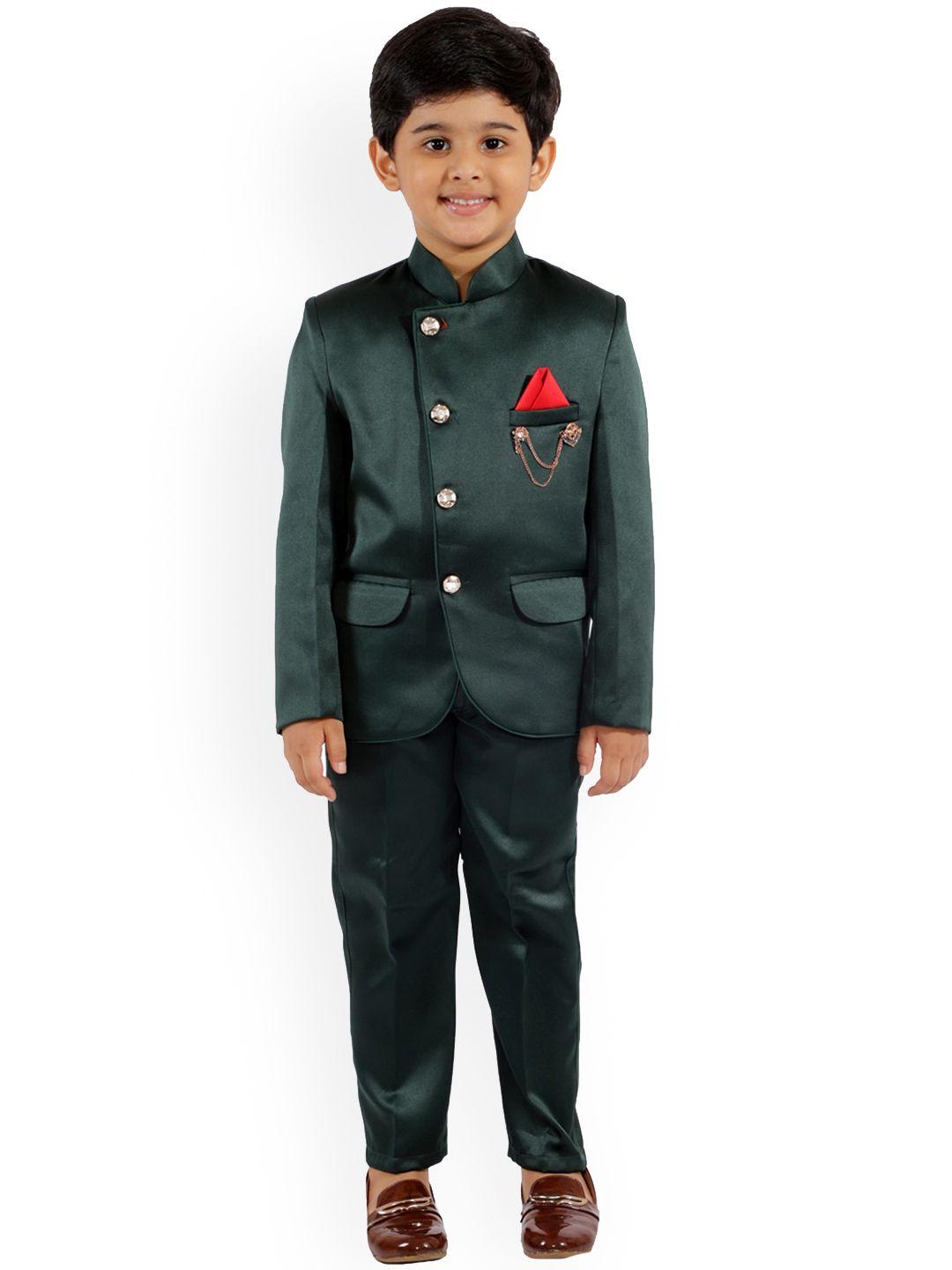 baesd bandhgala two-piece party suit
