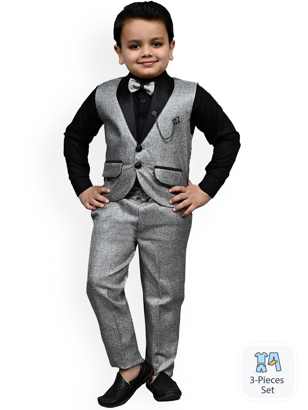 baesd boys  single-breasted three-piece party suit
