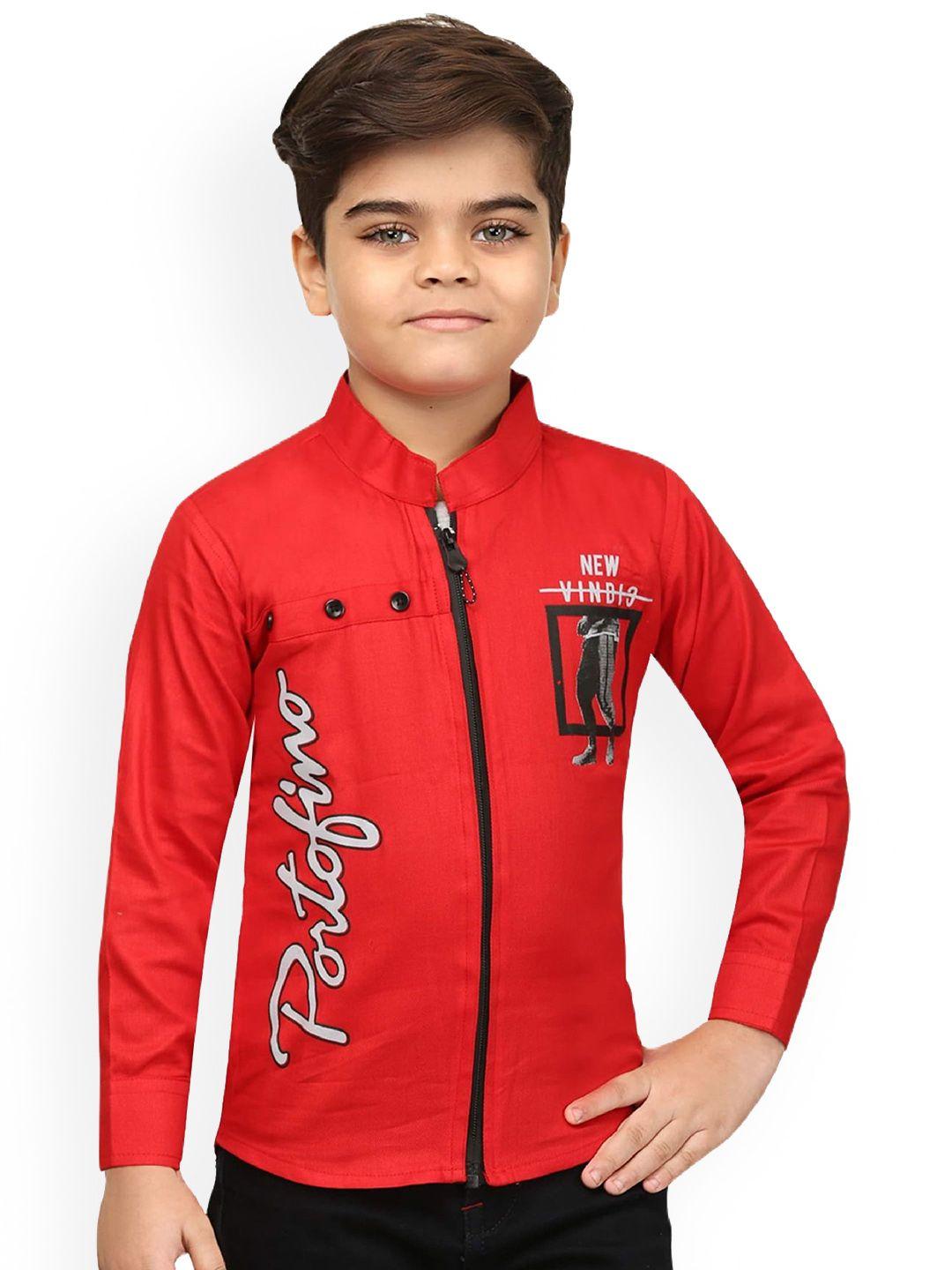baesd boys graphic printed lightweight open front jacket