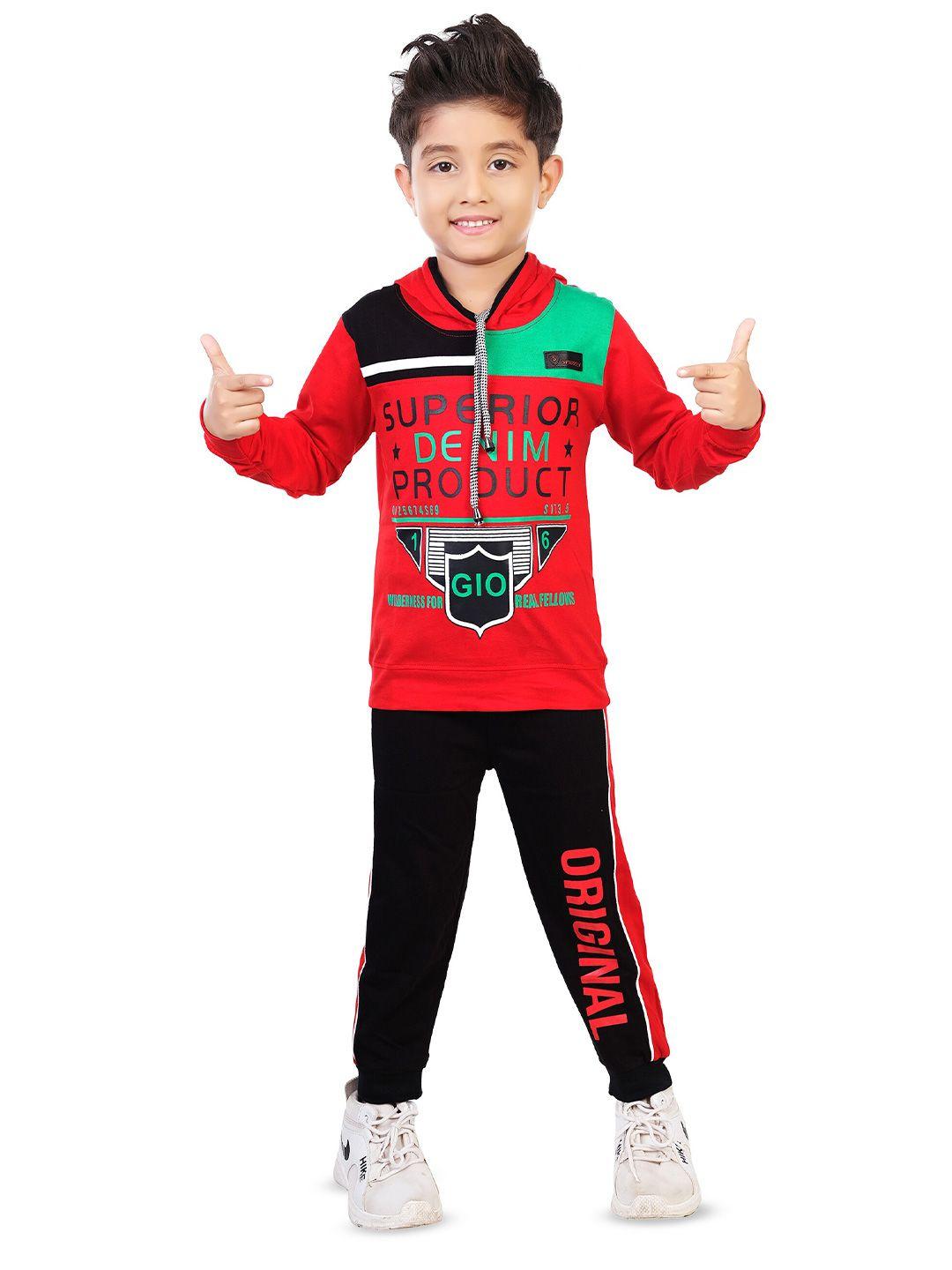 baesd-boys-printed-hooded-t-shirt-with-trousers