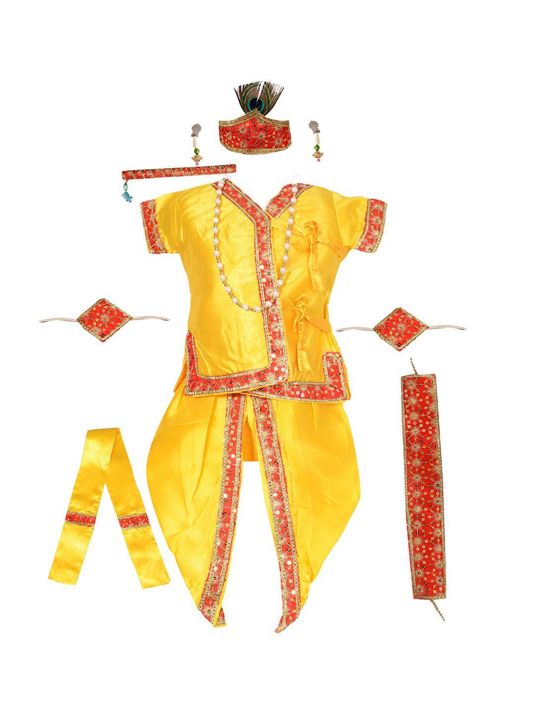 baesd-boys-sequinned-embellished-satin-kurta-with-dhoti-pants