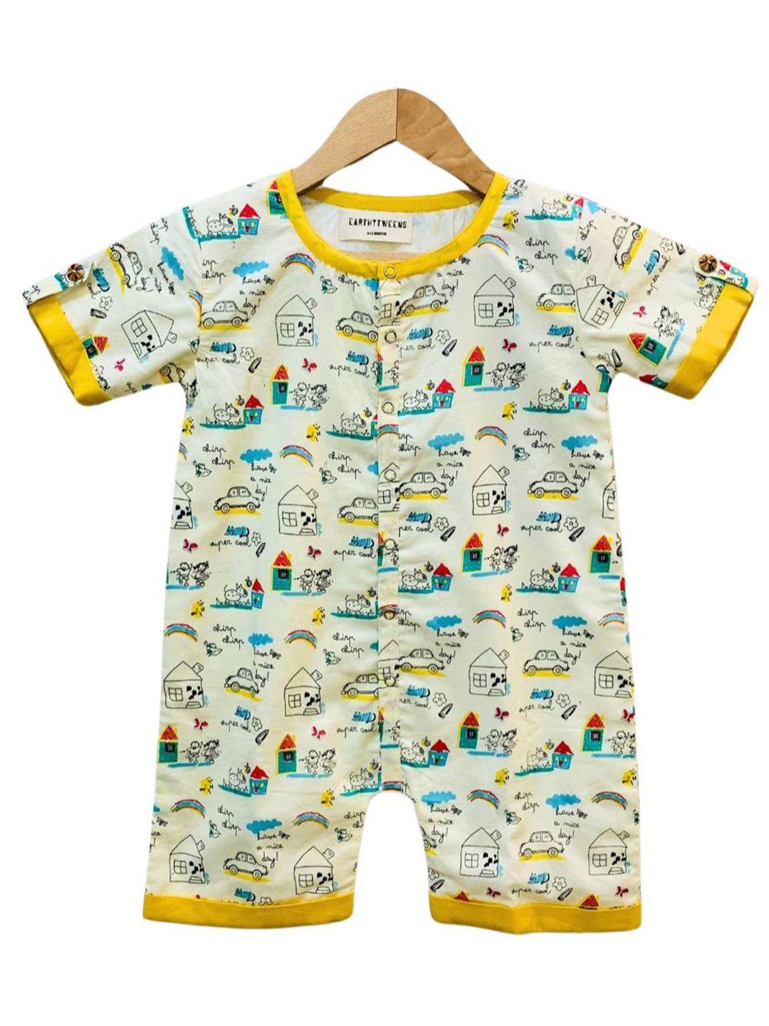 baesd-infant-boys-conversational-printed-cotton-standard-fit-rompers