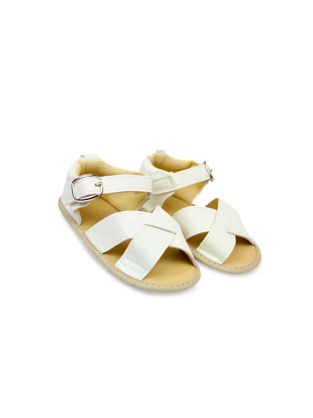 baesd infant kids open toe flats with buckles