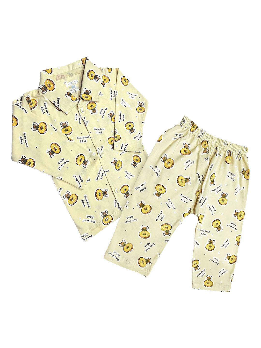 baesd infant kids printed night suit