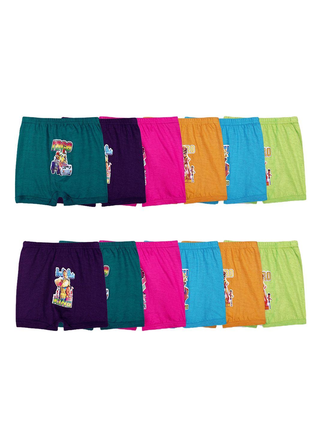 baesd kids pack of 12 printed pure cotton briefs 20_dra_po-12