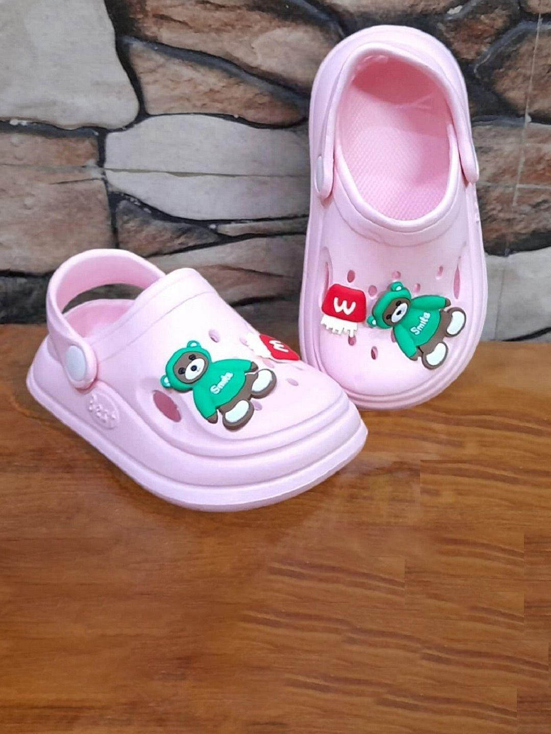baesd kids pink clogs sandals