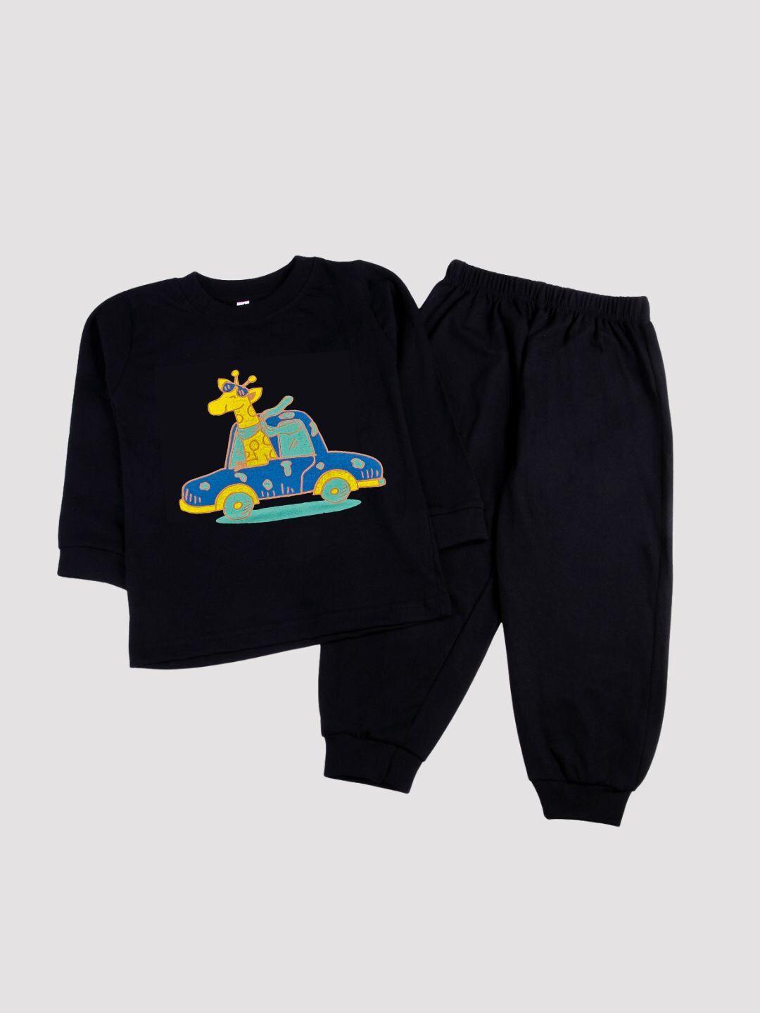 baesd kids printed t-shirt with jogger