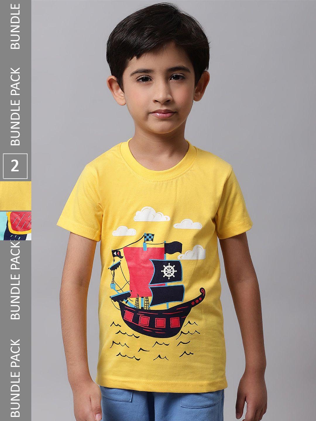 baesd-pack-of-2-boys-graphic-printed-cotton-casual-t-shirts
