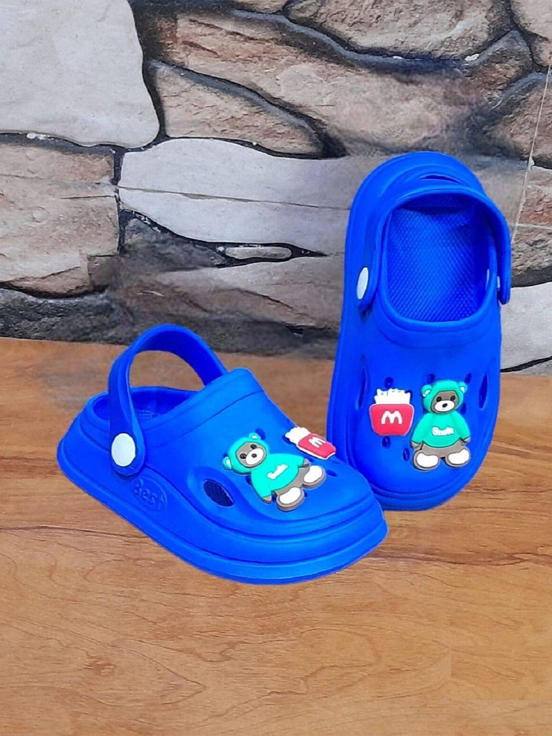 baesd unisex kids blue clogs sandals