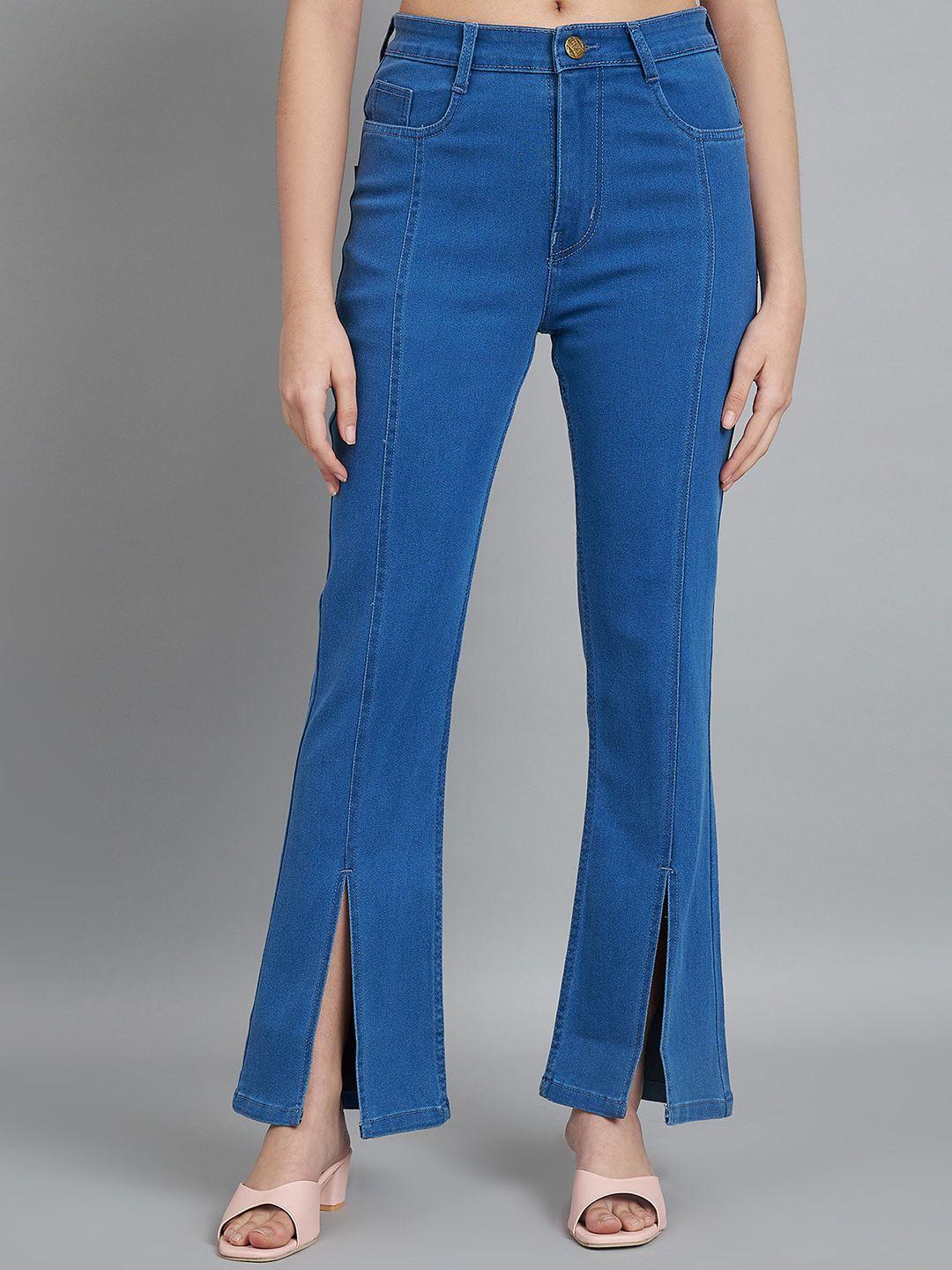 baesd women jean bootcut high-rise denim jeans