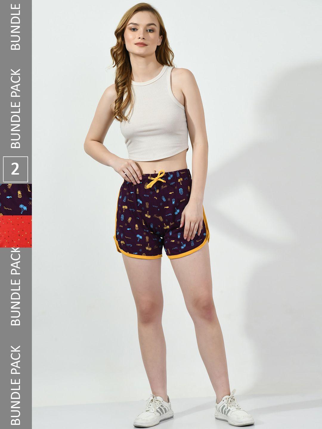 baesd women multicoloured high-rise shorts