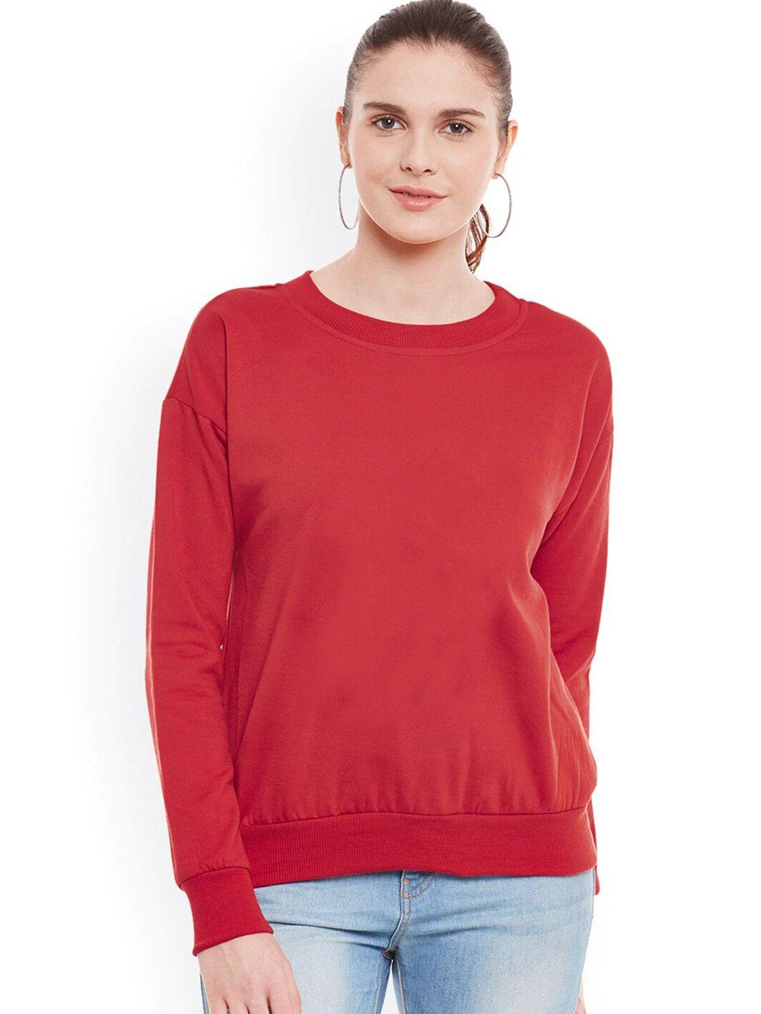 baesd women red sweatshirt
