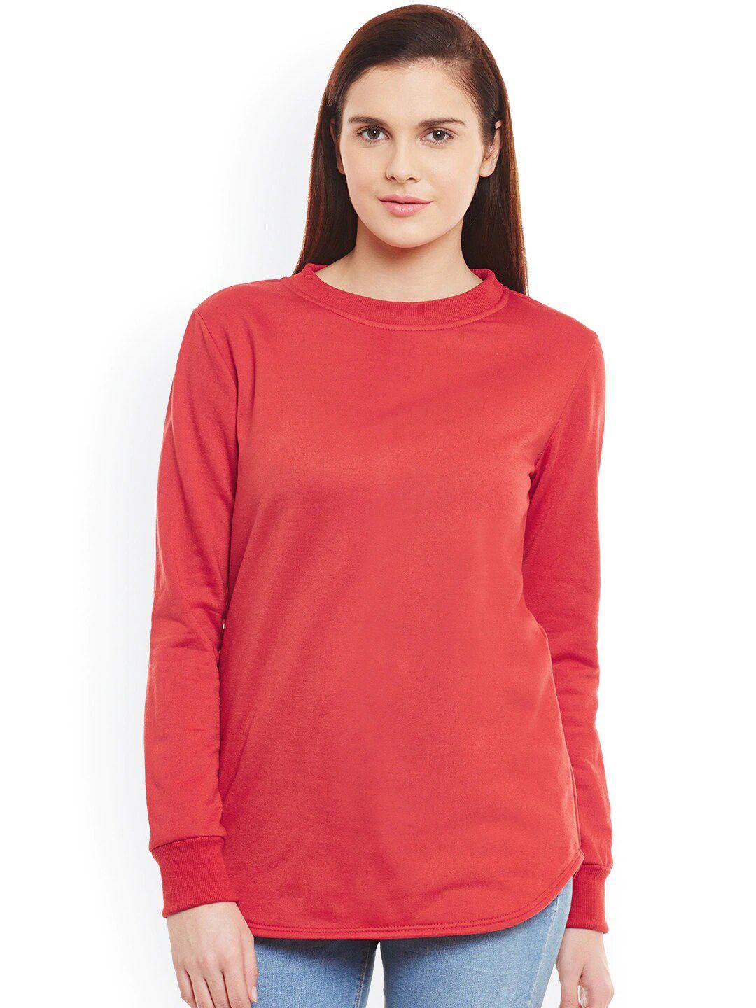 baesd women red sweatshirt
