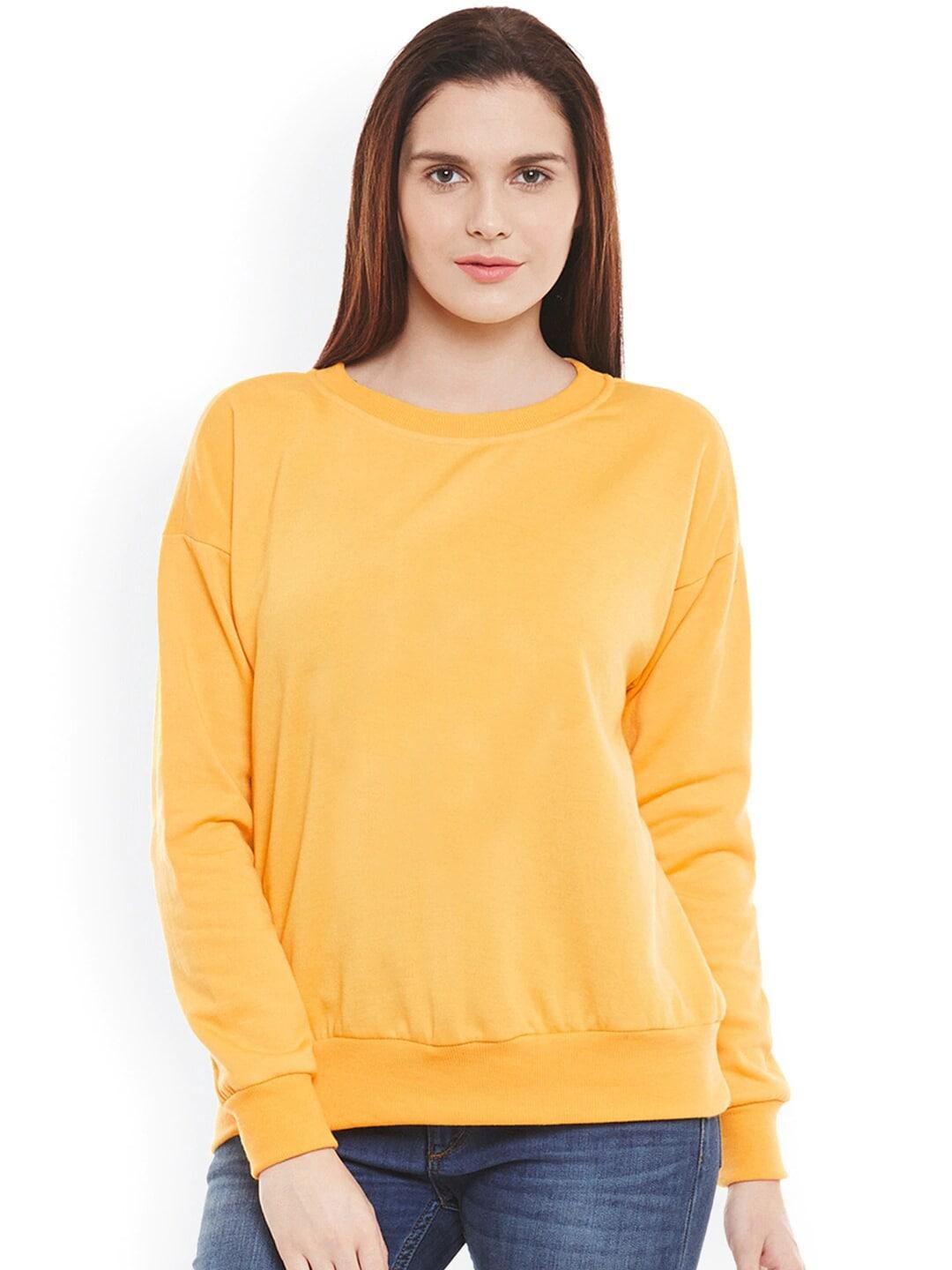 baesd women yellow sweatshirt