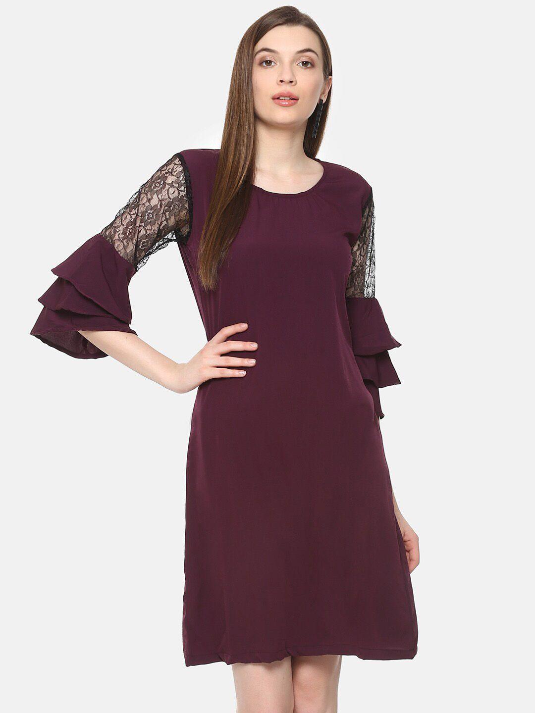 baesd bell sleeves a-line dress