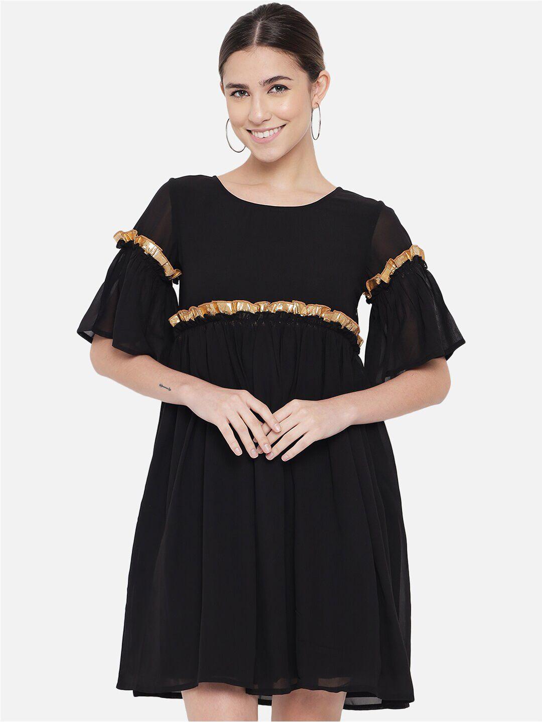 baesd bell sleeves empire dress