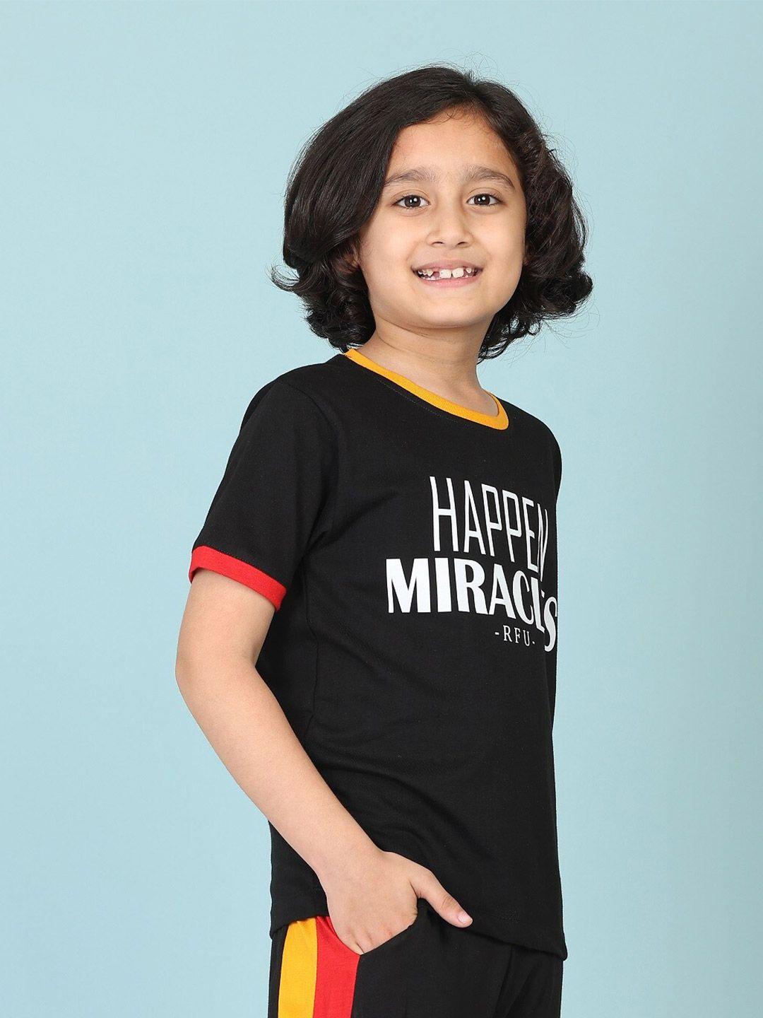 baesd boys black & red t-shirt with trousers