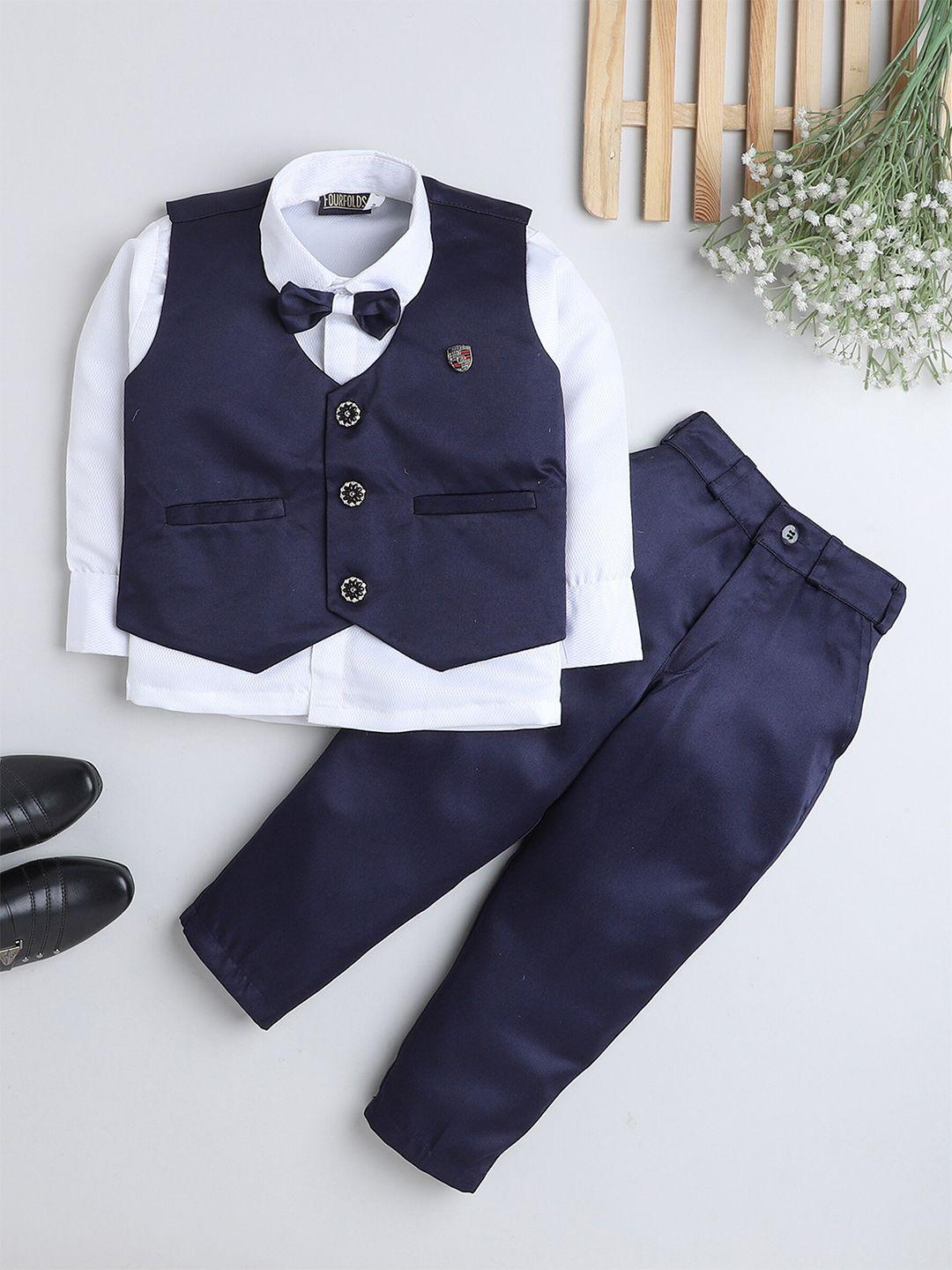 baesd boys blue & white shirt with trousers