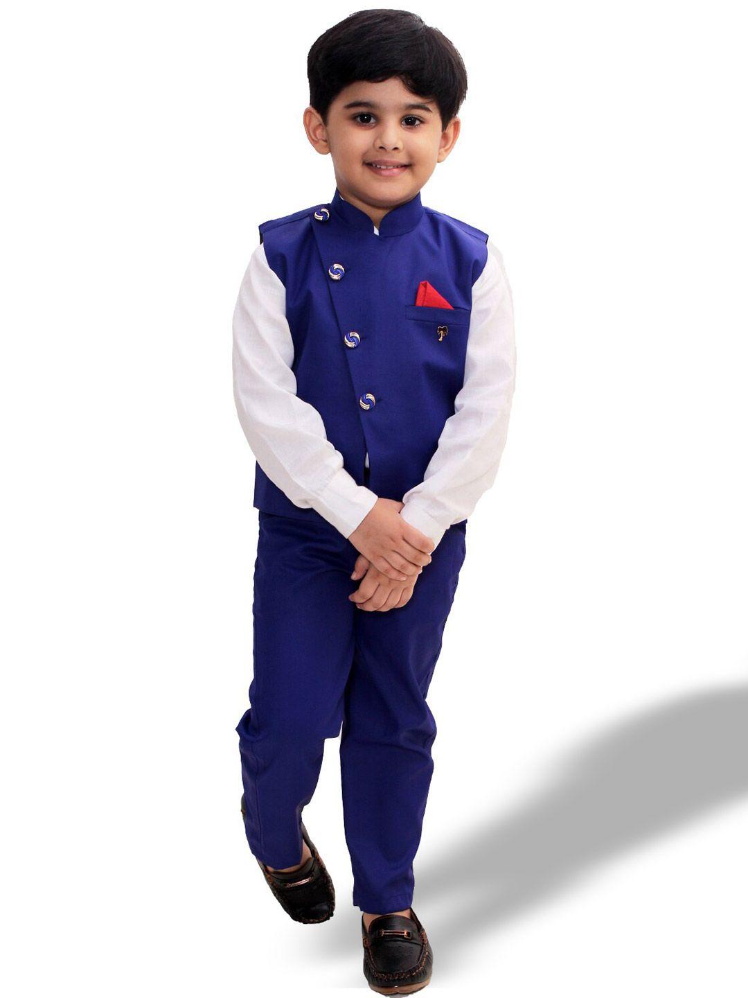 baesd boys blue shirt with trousers