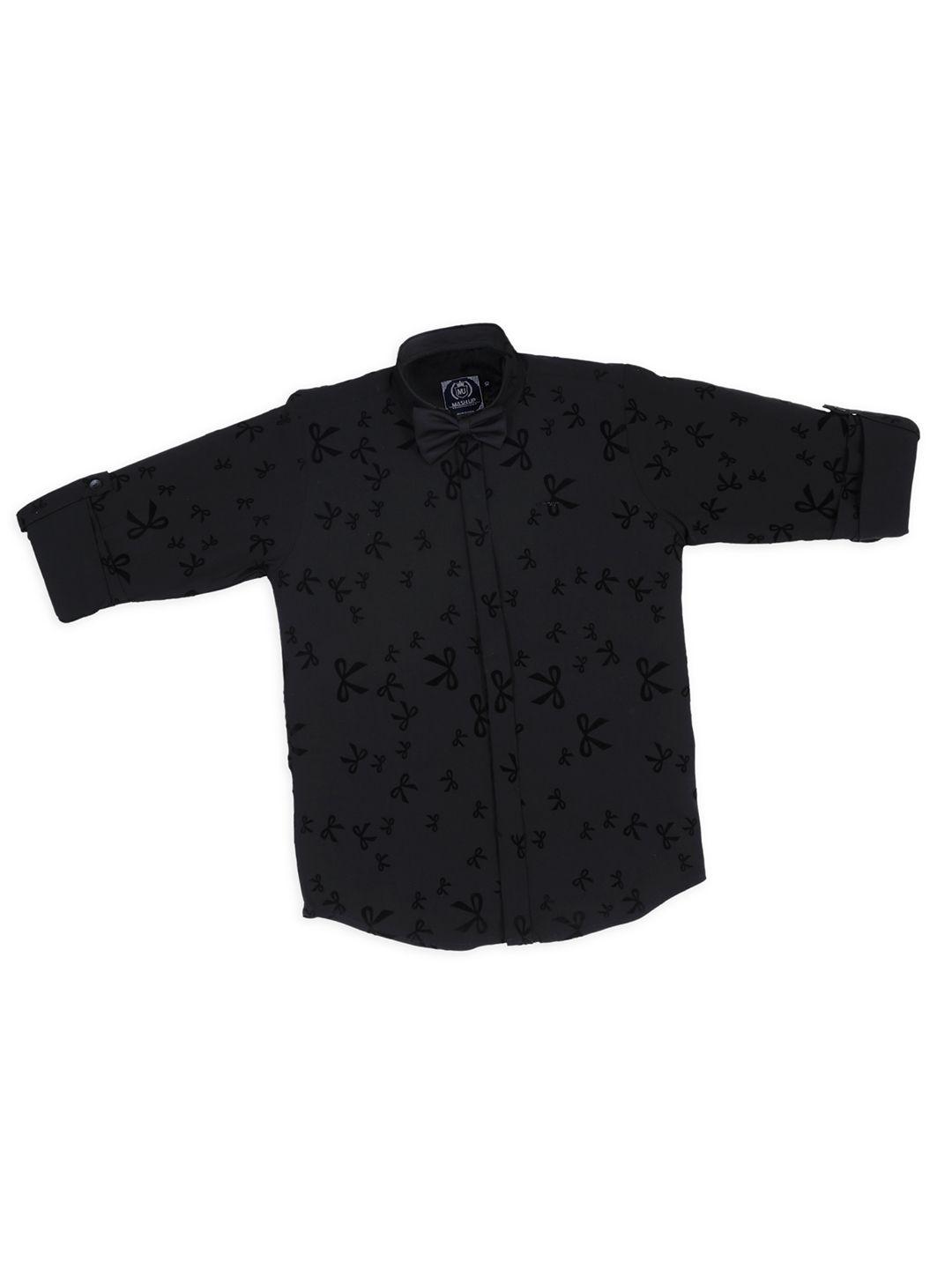 baesd boys classic floral printed casual shirt