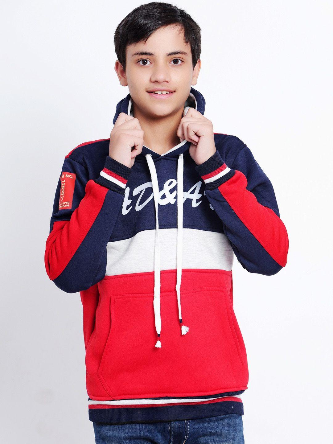 baesd boys colourblocked hooded bomber jacket