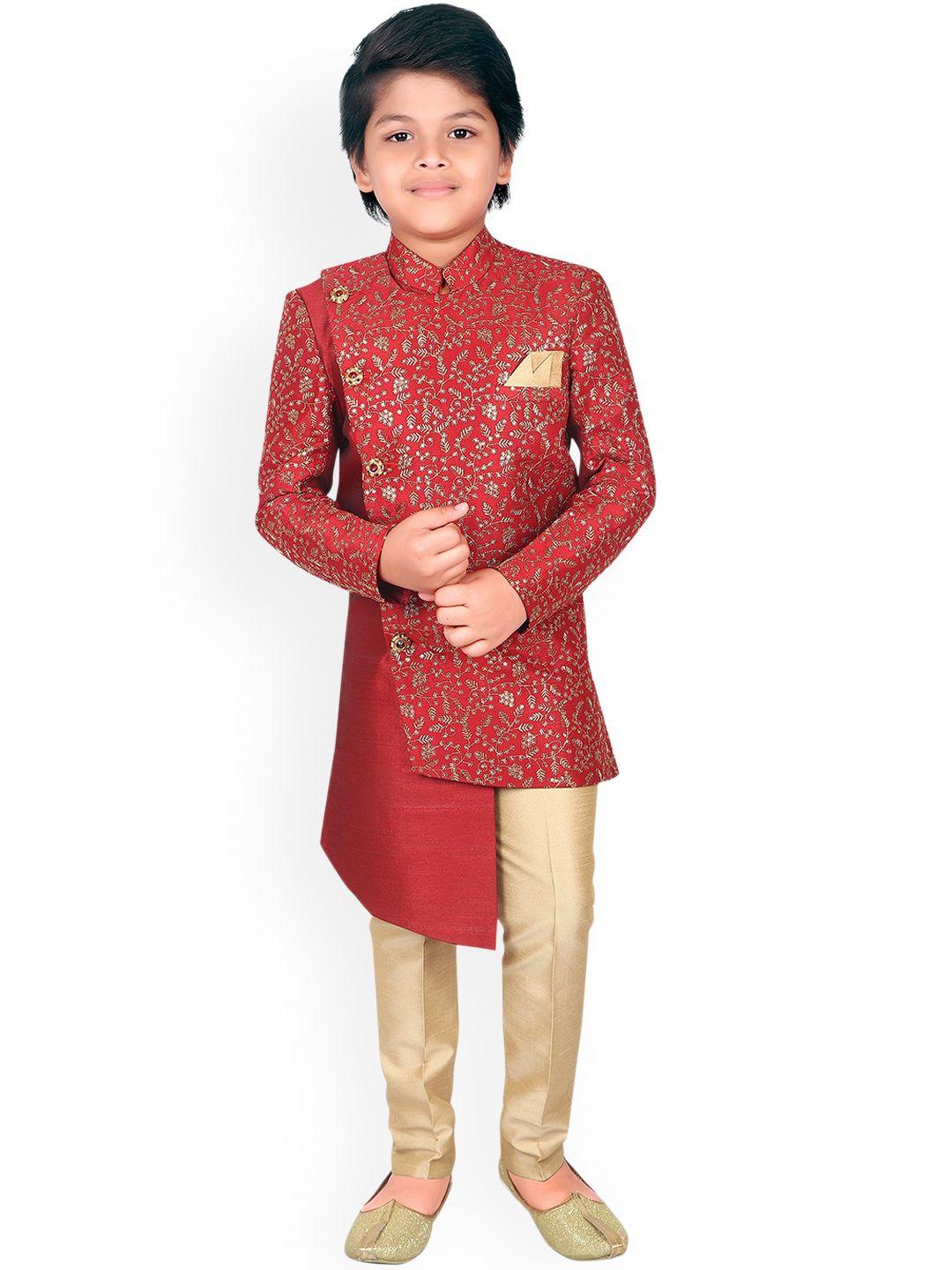 baesd boys embroidered sherwani set