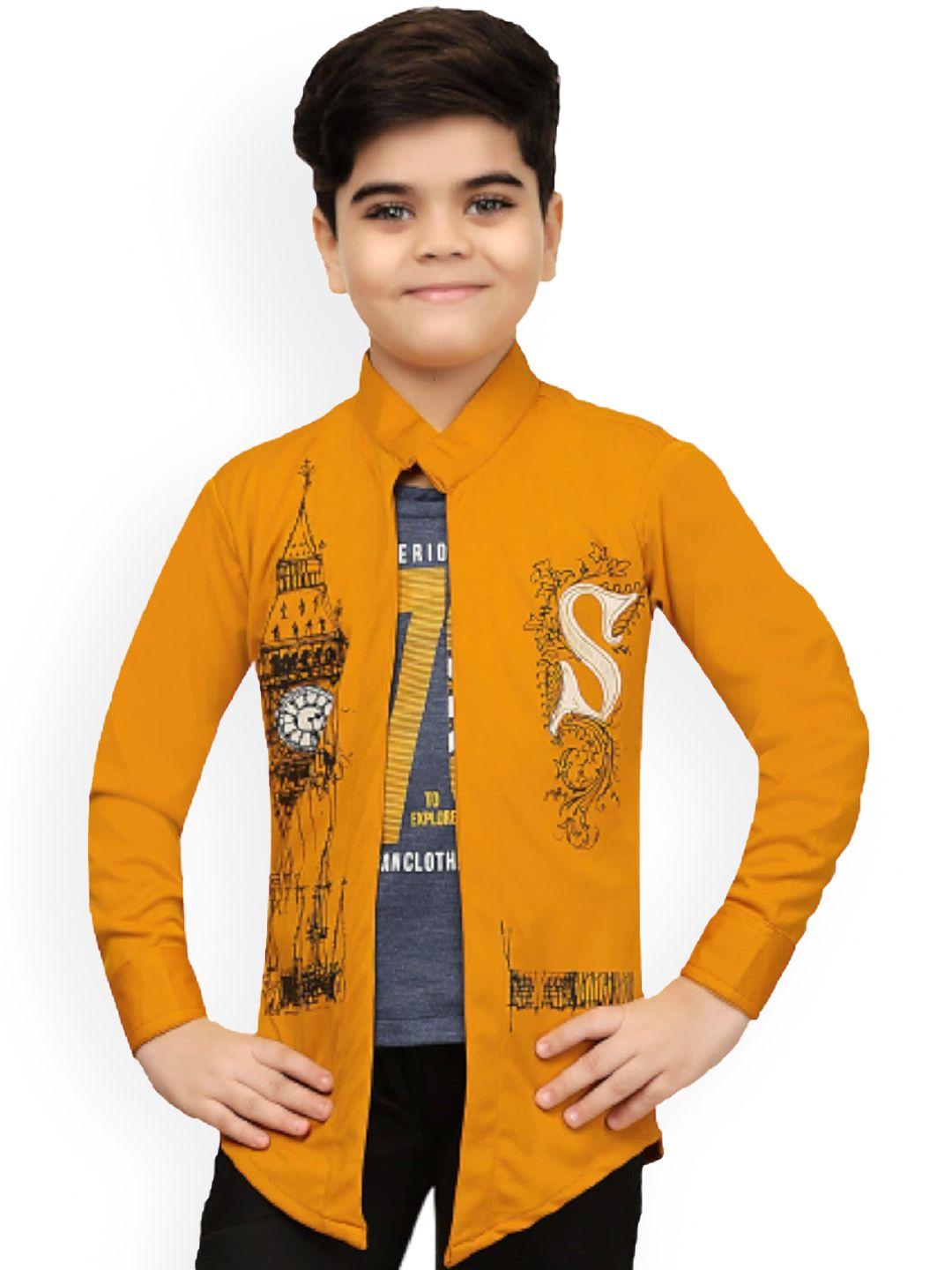 baesd boys gold-toned lightweight open front jacket
