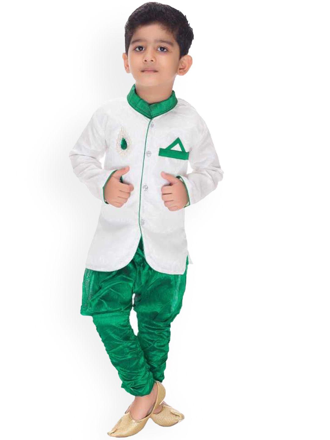 baesd boys self-design ethnic sherwani set