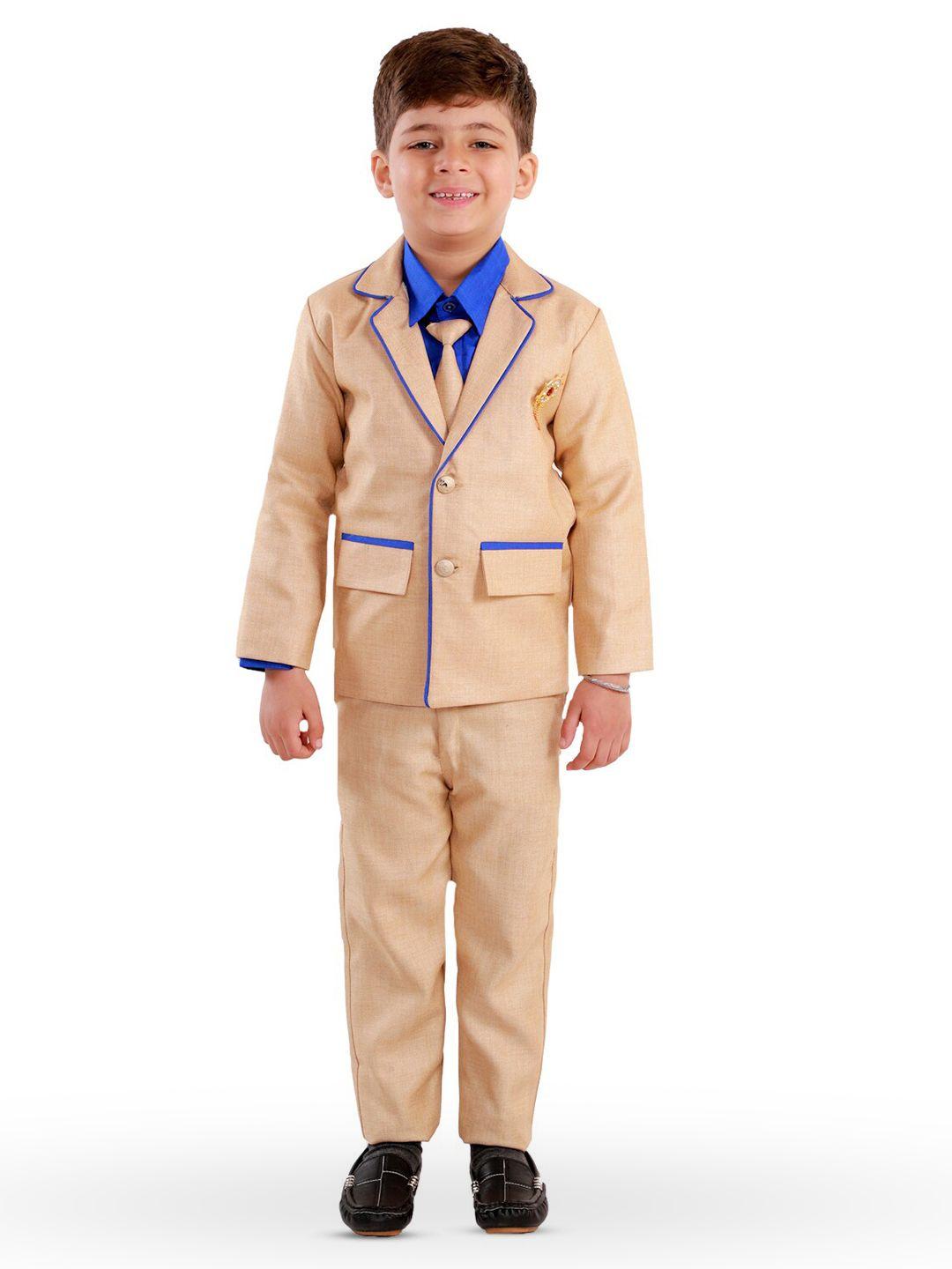 baesd boys shirt and trousers with blazer suit set