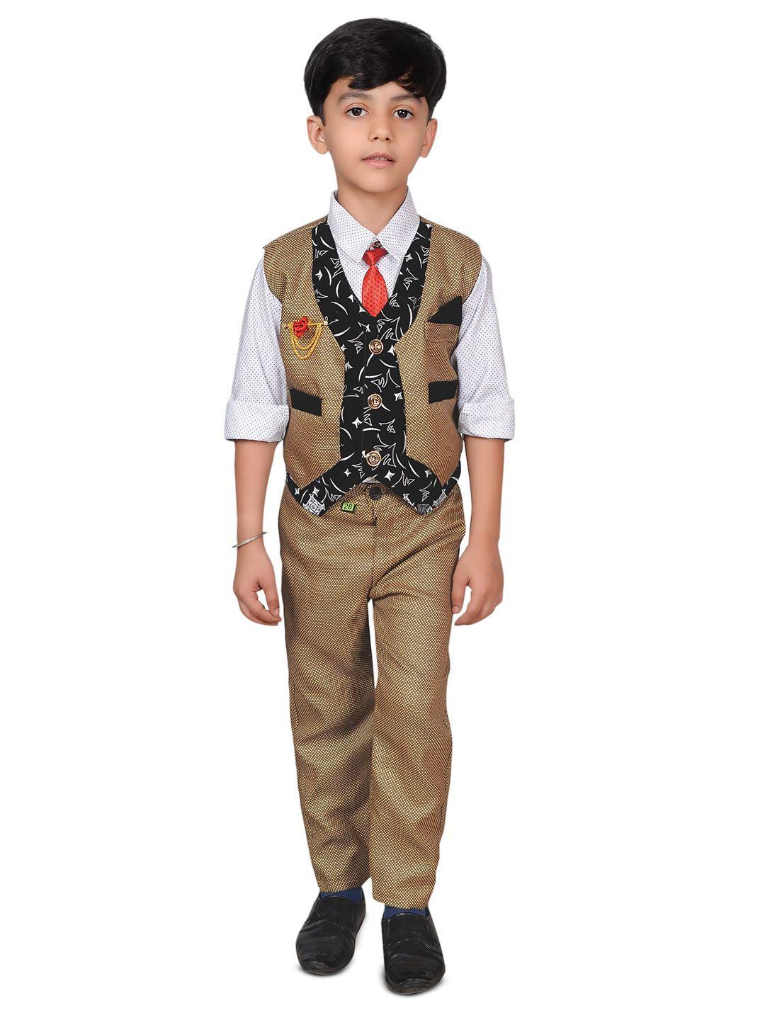 baesd boys shirt with trousers and waistcoat