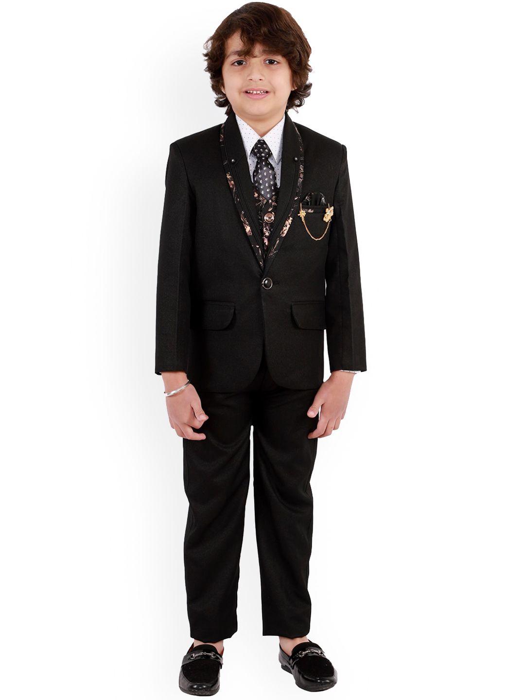 baesd boys single breasted 5pieces party suits