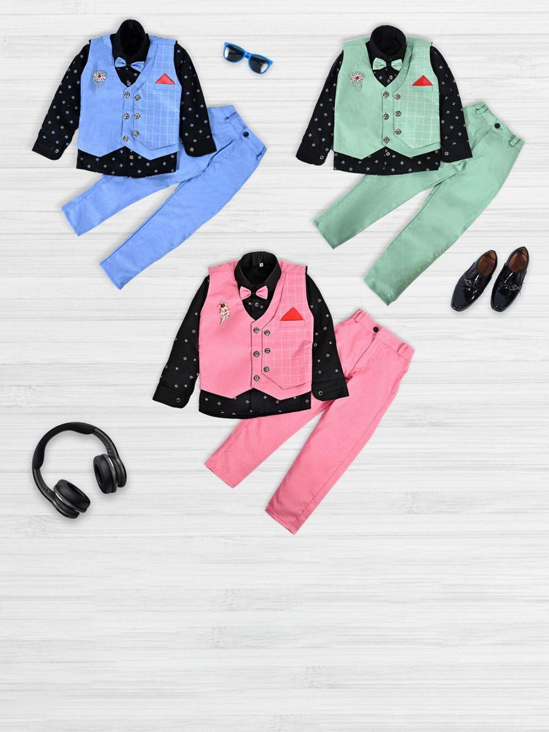 baesd boys single-breasted three-piece party suit