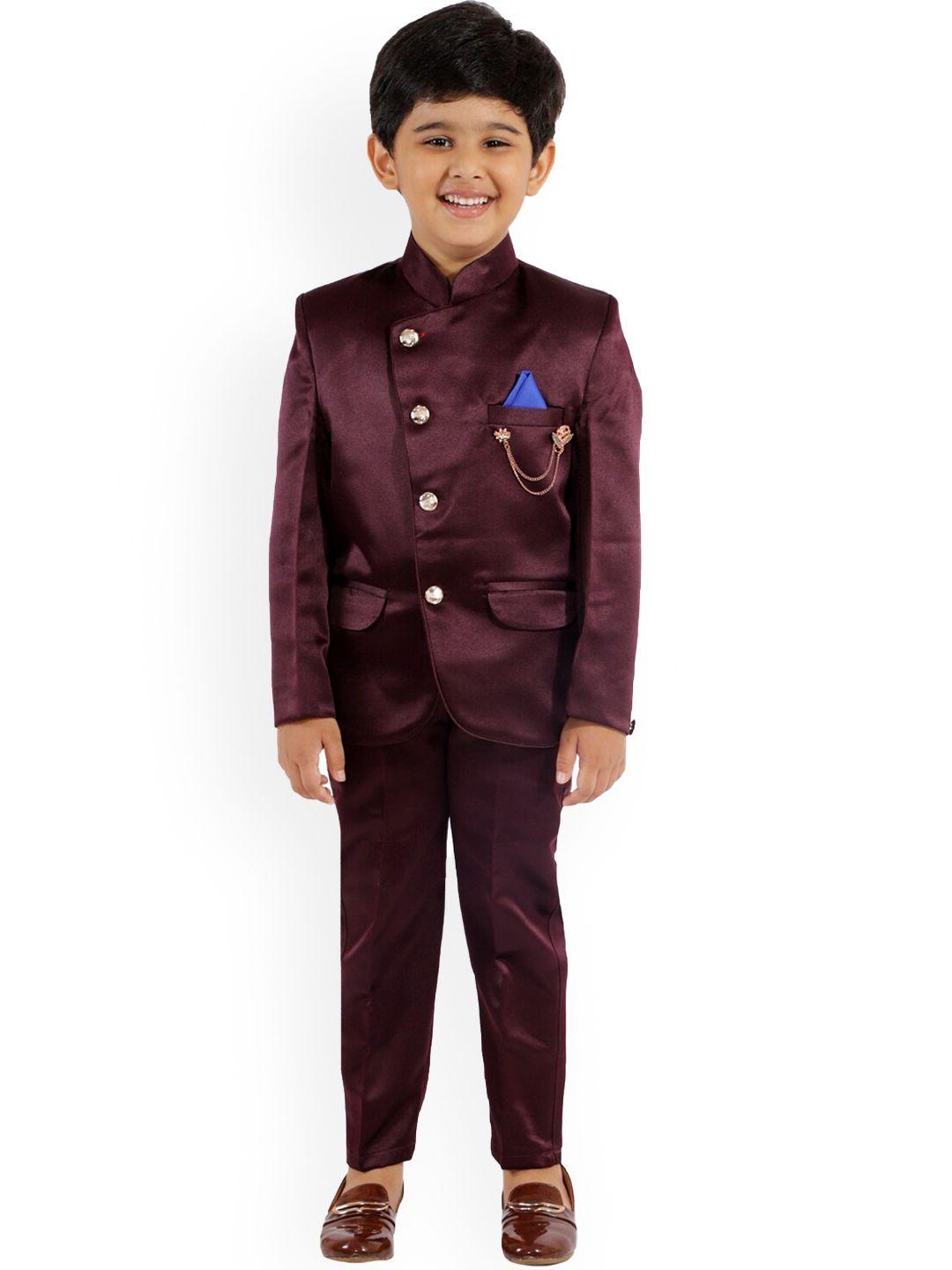 baesd boys single-breasted two-piece suit