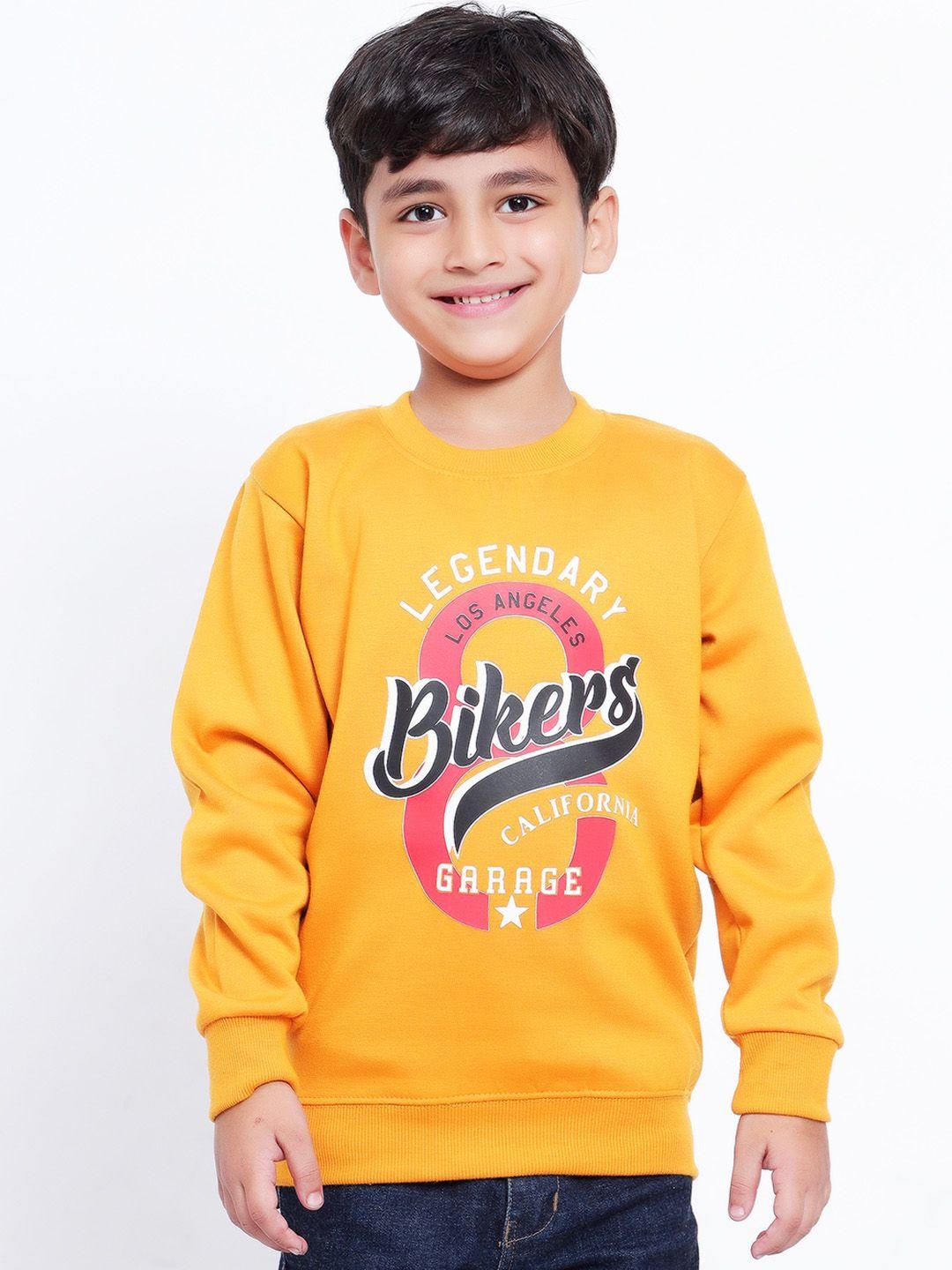 baesd boys typography printed sweatshirt