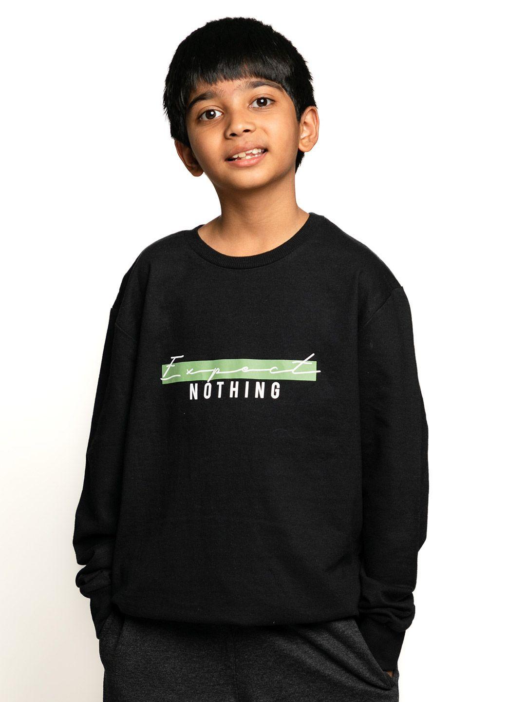 baesd boys typography printed sweatshirt