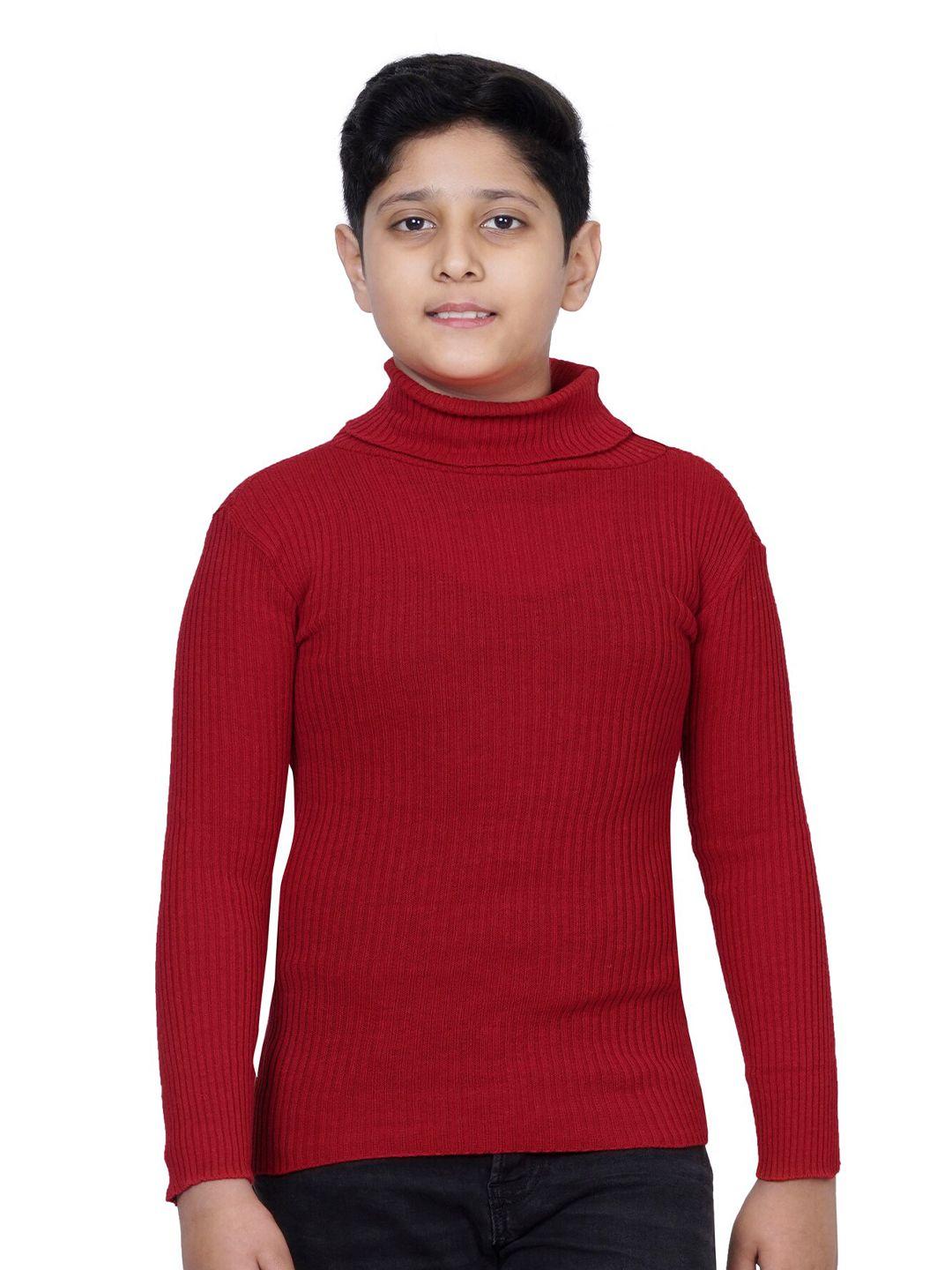 baesd boys woollen pullover with applique detail