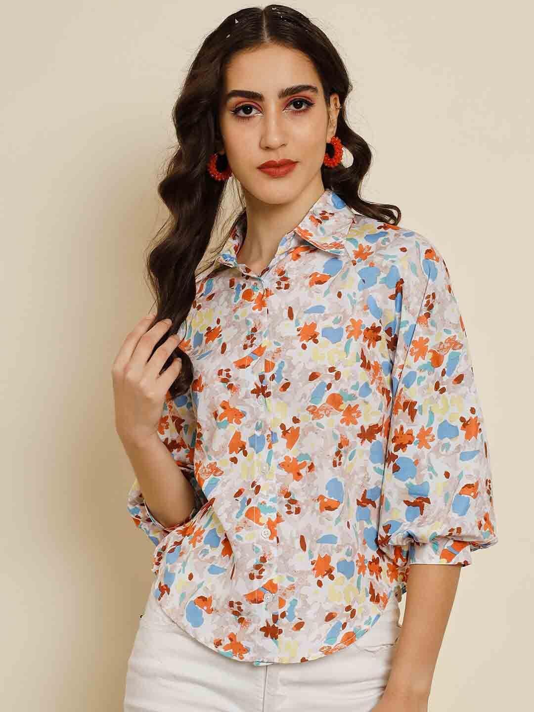 baesd comfort floral printed casual shirt