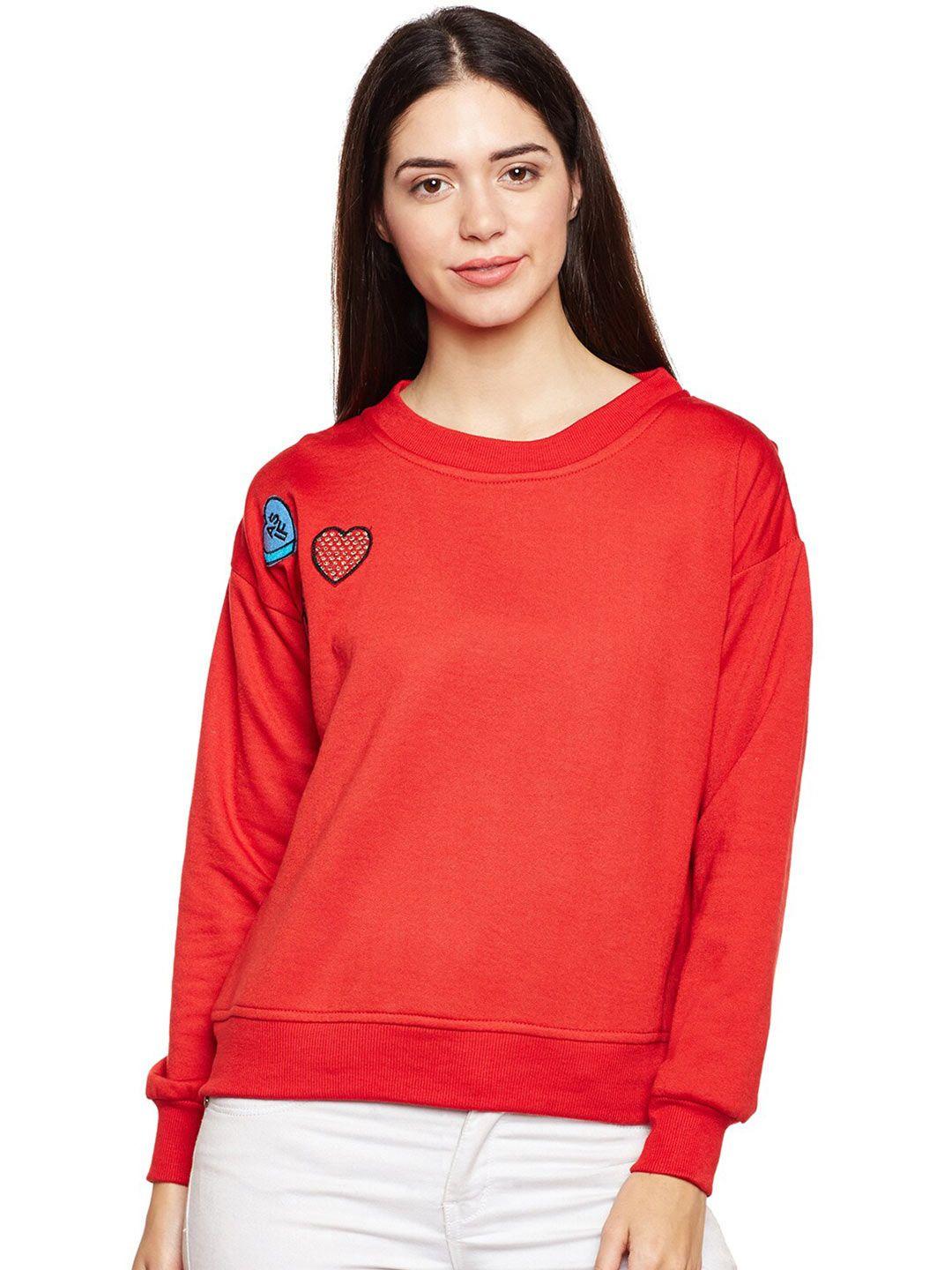 baesd conversational printed fleece sweatshirt