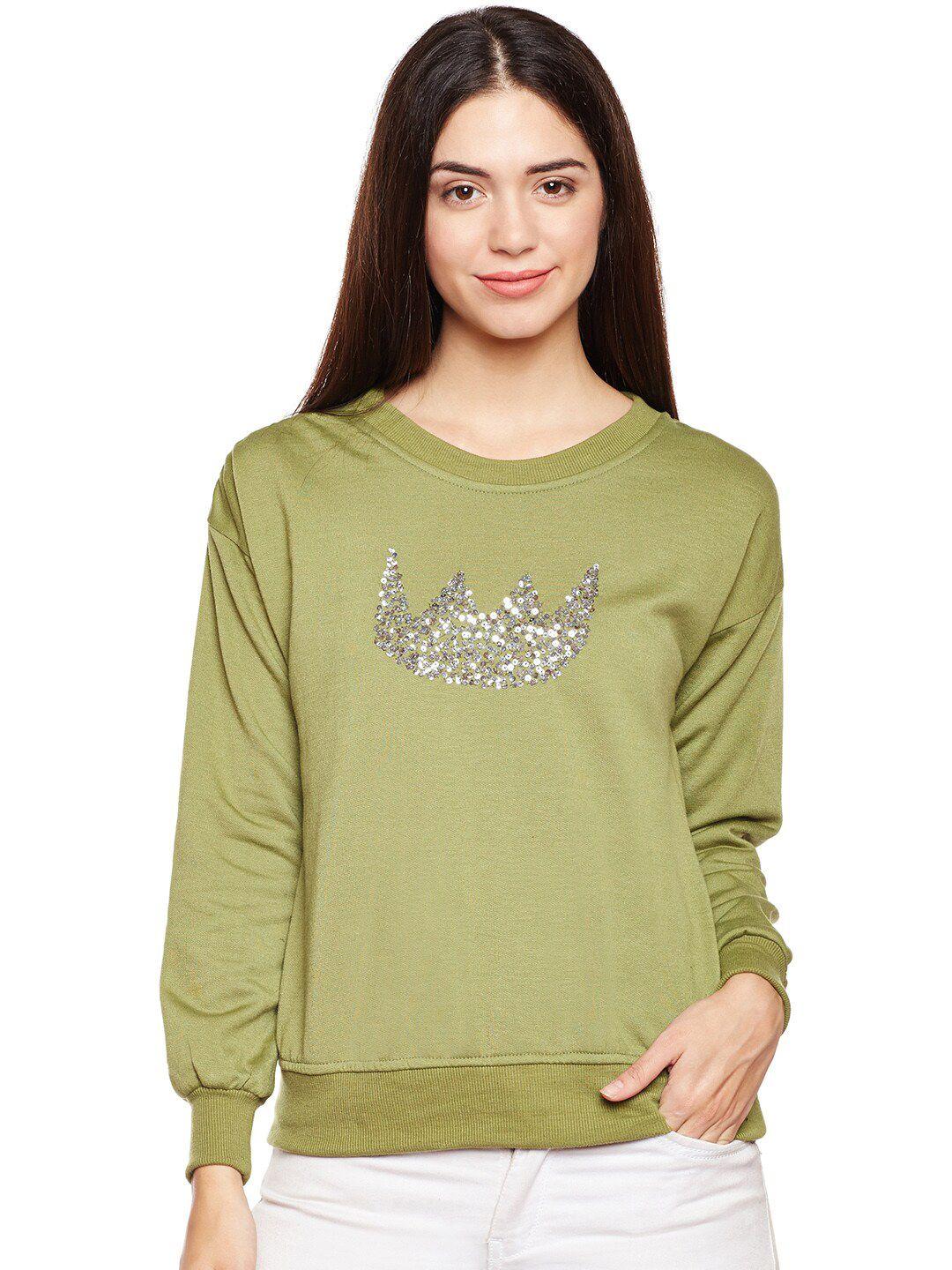 baesd embellished fleece pullover