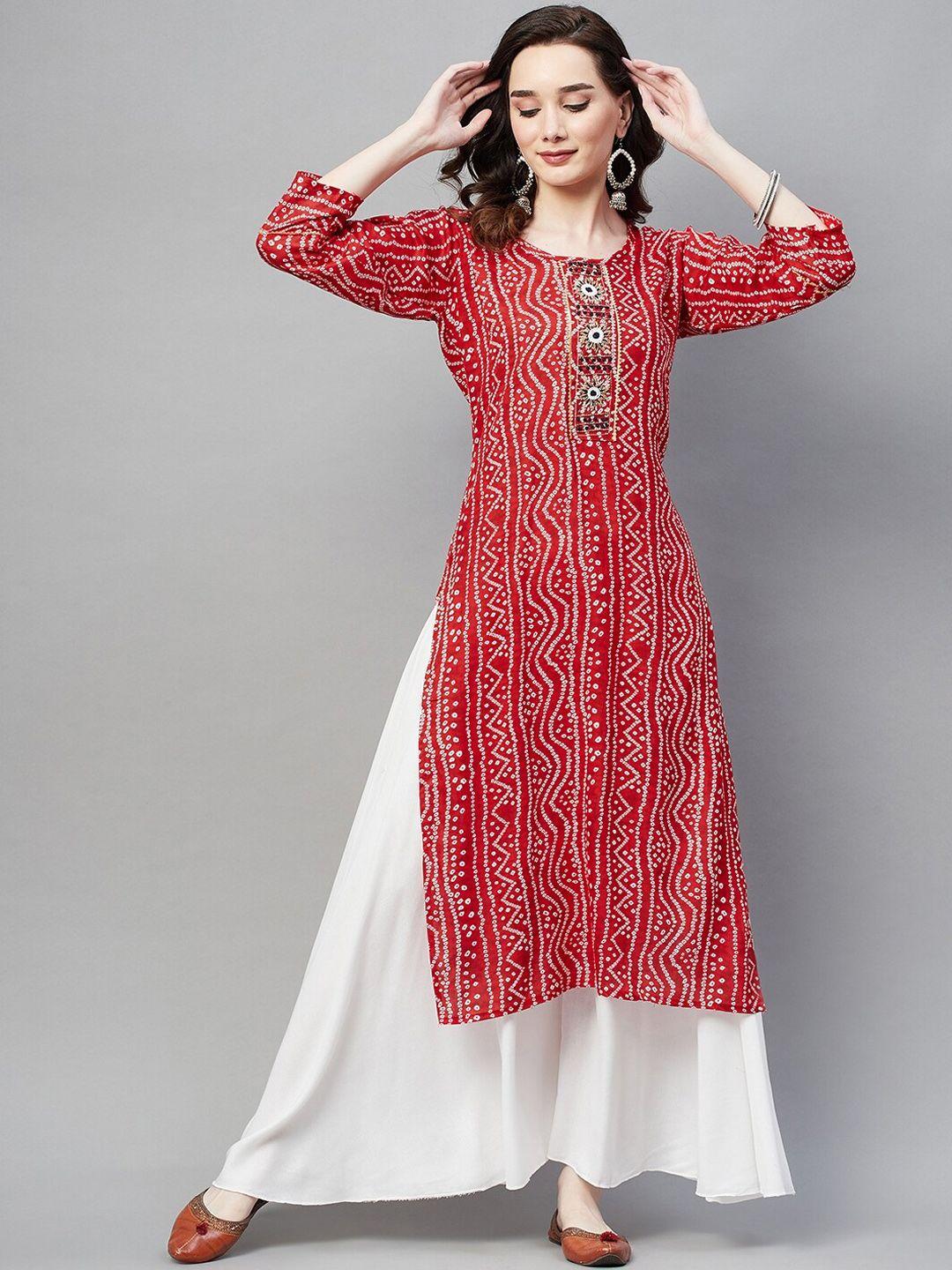 baesd ethnic motifs printed cotton kurta