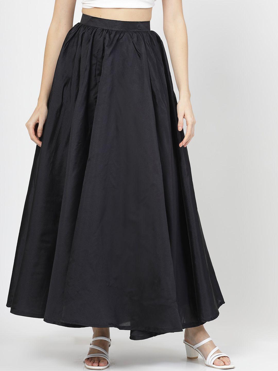 baesd flared maxi-length skirt