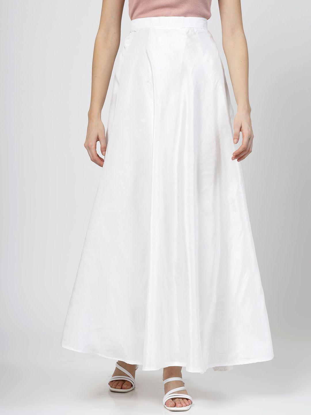 baesd flared maxi-length skirt